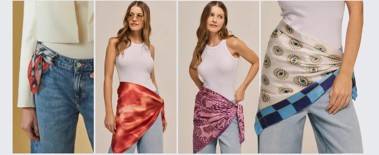 Lenço na cintura: aprenda como usar esta tendência