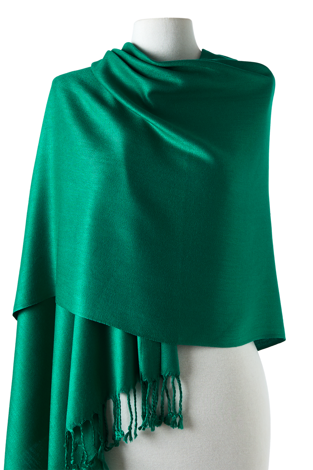 pashmina de viscose verde bandeira 70x180cm para festas, eventos, passeios, frio e inverno