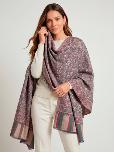 Pashmina Arabesco em modal com seda indiana | 053