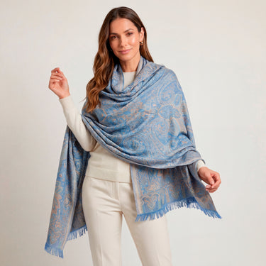 Pashmina Arabesco em modal com seda indiana | 054