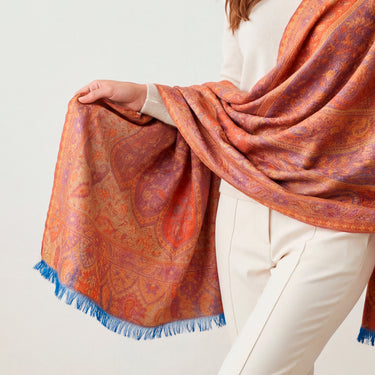 Pashmina Arabesco em modal com seda indiana | 062