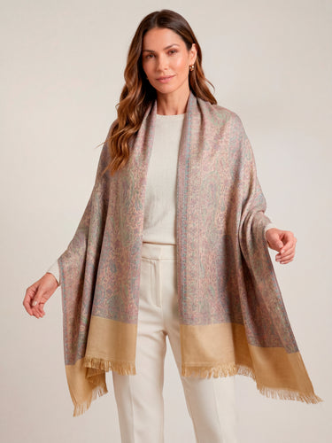 Pashmina Arabesco em modal com seda indiana | 063