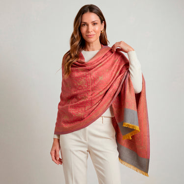 Pashmina Arabesco em modal com seda indiana | 064