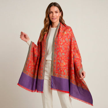 Pashmina Arabesco em modal com seda indiana | 065