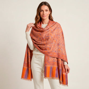 Pashmina Arabesco em modal com seda indiana | 070