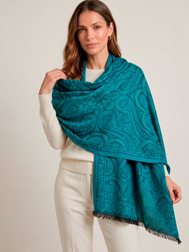 Pashmina Arabesco em modal com seda indiana | 072