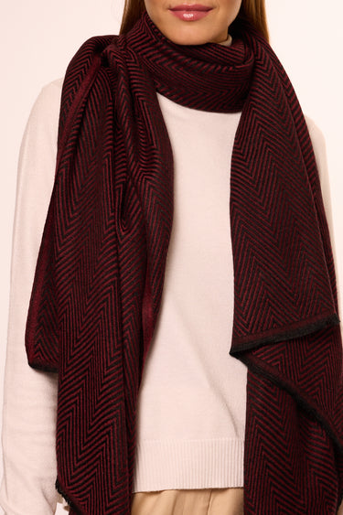 Cashmere Espinha de Peixe vinho