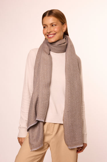 Cashmere Espinha de Peixe fendi