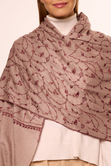 Concrete Embroidered Cashmere