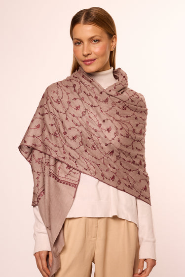 Concrete Embroidered Cashmere