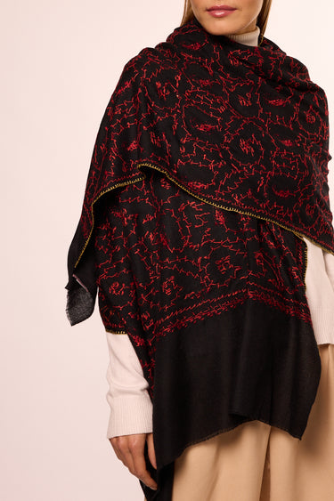 Cashmere Bordado preto