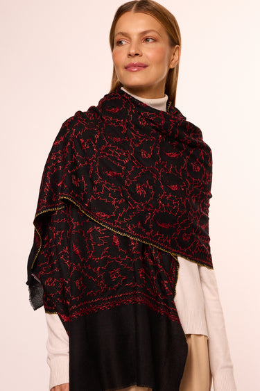 Cashmere Bordado preto