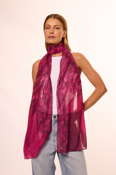 SHARPE ANGELA 45X210 | POLYESTER MOUSSELINE