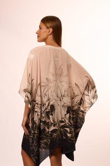 Short silk kaftan Empower yourself