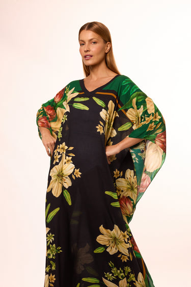 Daniela long viscose kaftan