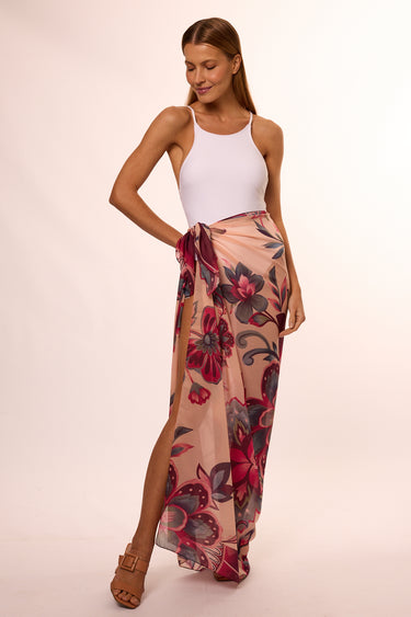 Max lenço Resiliência em mousseline de poliéster | 130x130cm