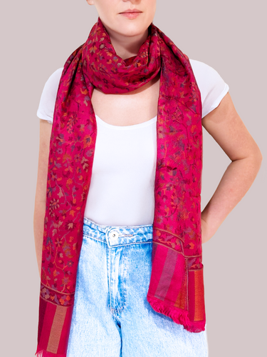 Pashmina Arabesco em modal com seda indiana | 036