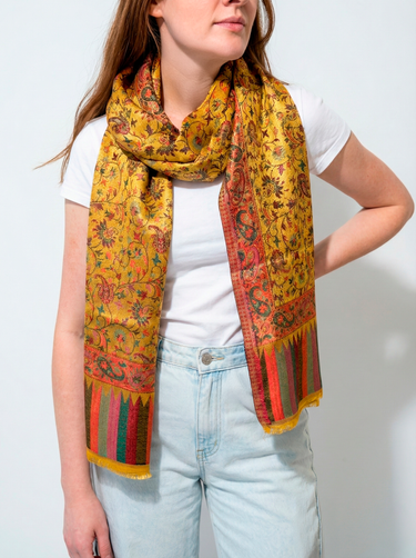 Pashmina Arabesco em modal com seda indiana | 060