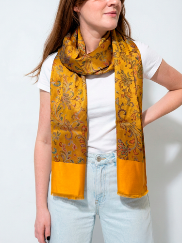 Pashmina Arabesco em modal com seda indiana | 062