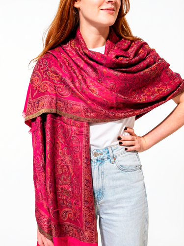 Pashmina Arabesco em modal com seda indiana | 065