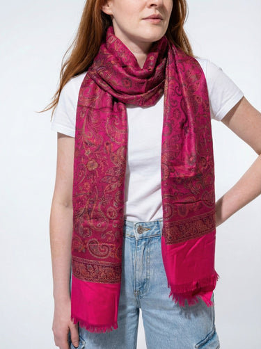 Pashmina Arabesco em modal com seda indiana | 065