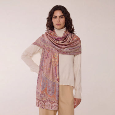 Pashmina Arabesco em modal com seda indiana | 067