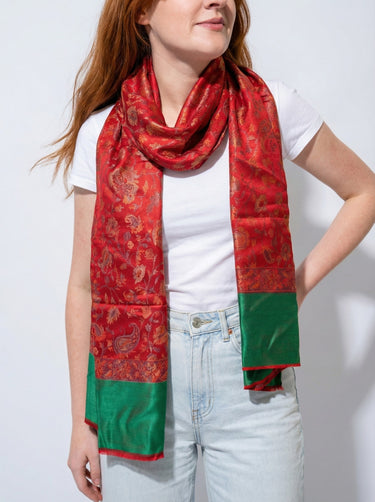 Pashmina Arabesco em modal com seda indiana | 066