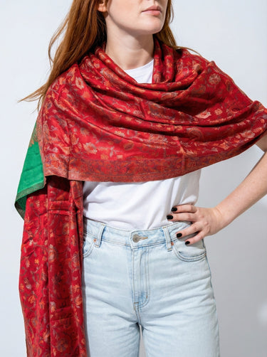 Pashmina Arabesco em modal com seda indiana | 066