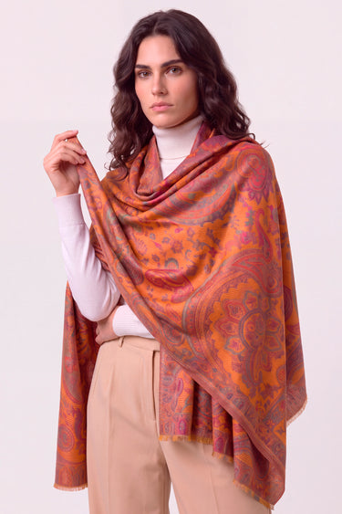 Pashmina Arabesco em modal com seda indiana | 072