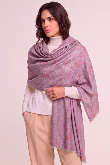 Pashmina Arabesco em modal com seda indiana | 075