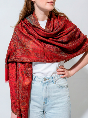 Pashmina Arabesco em modal com seda indiana | 073