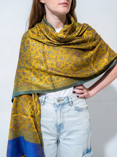 Pashmina Arabesco em modal com seda indiana | 075