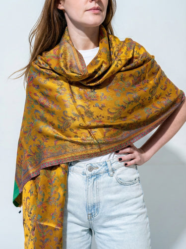 Pashmina Arabesco em modal com seda indiana | 076