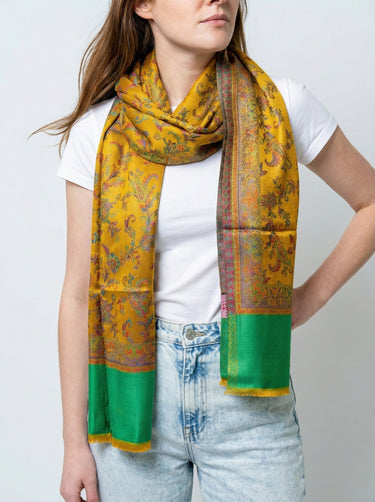 Pashmina Arabesco em modal com seda indiana | 076