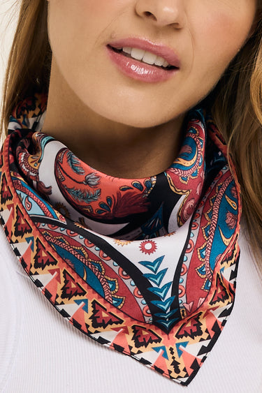 Sofia scarf in polyester satin | 50x50cm