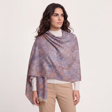Pashmina Arabesco em modal com seda indiana | 072
