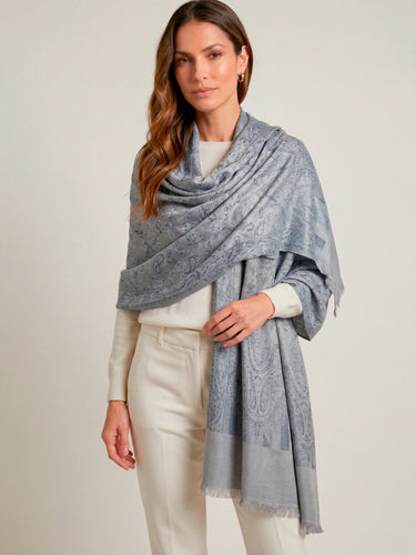 Pashmina Arabesco em modal com seda indiana | 067