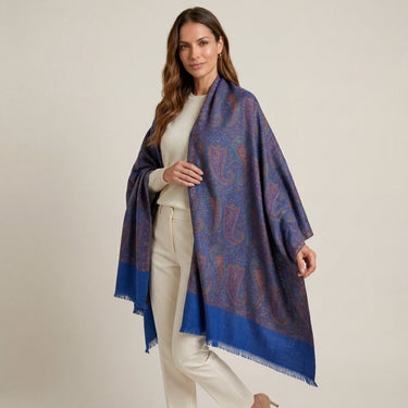 Pashmina Arabesco em modal com seda indiana | 070