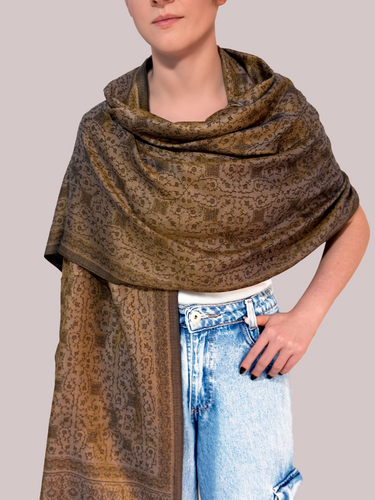 Pashmina Arabesco em modal com seda indiana | 039