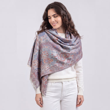 Pashmina Arabesco em modal com seda indiana | 068