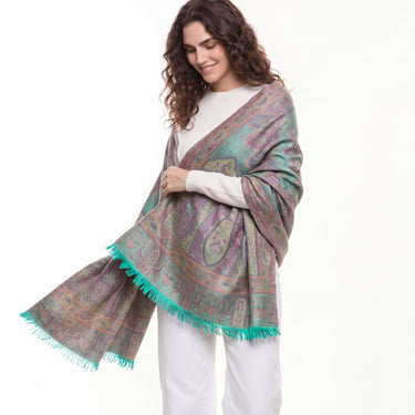 Pashmina Arabesco em modal com seda indiana | 067