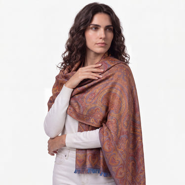 Pashmina Arabesco em modal com seda indiana | 065