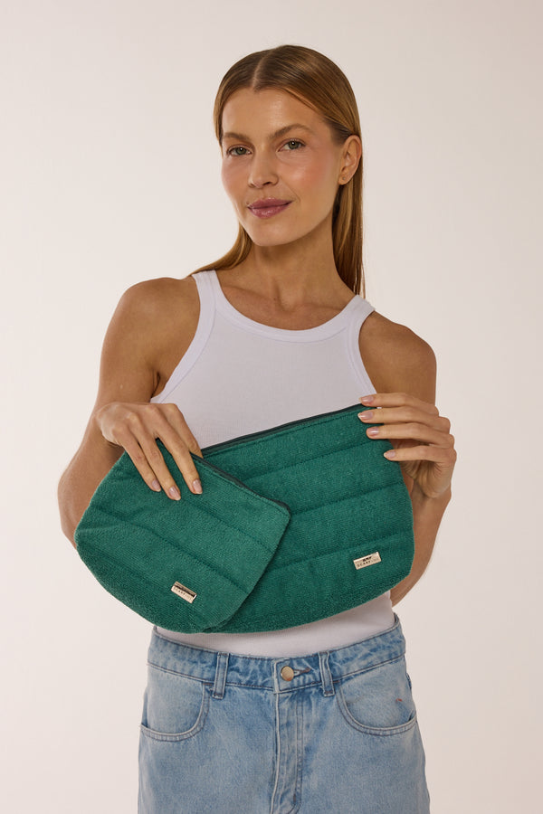 Set of 2 Pantanal Terrycloth Toiletry Bags