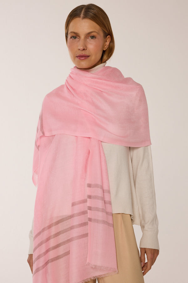 Cashmere Baby rosa claro/taupe