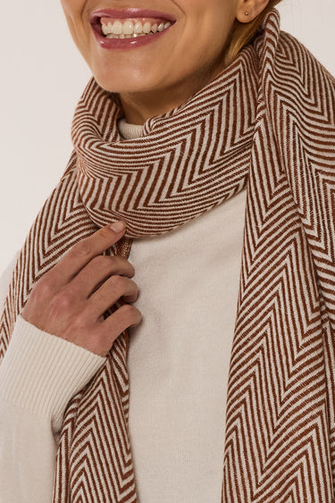 Cashmere Espinha de Peixe cappuccino