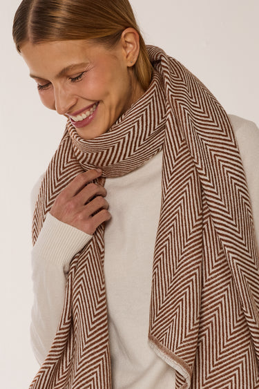 Cashmere Espinha de Peixe cappuccino