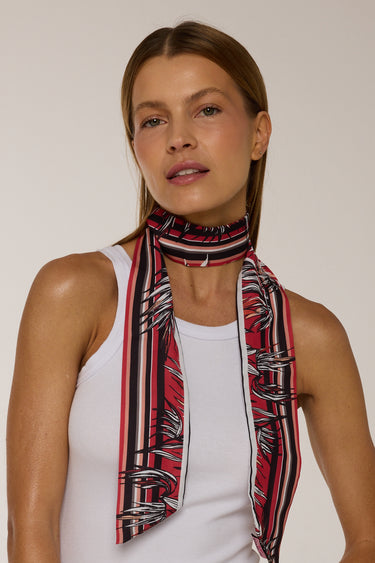 Twilly Folhas em cetim de poliéster I 8x130cm