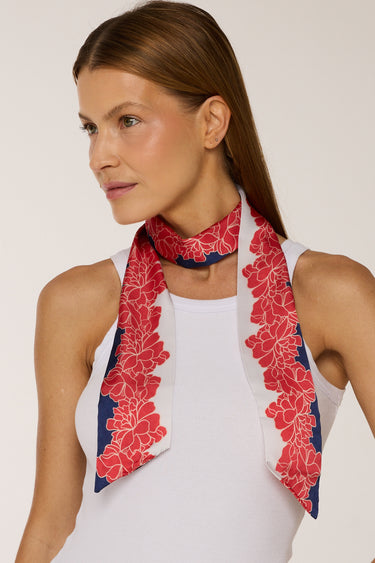 Twilly Viviane em cetim de poliéster | 8x130cm