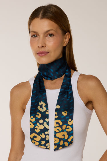 Twilly Modern Animal em cetim de poliéster | 8X130cm