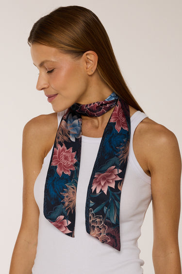 Twilly Charming em cetim de poliéster | 8x130cm